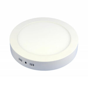 12W FALON KÍVÜLI LED PANEL, KÖR ALAKÚ, HIDEG FEHÉR (6000K)